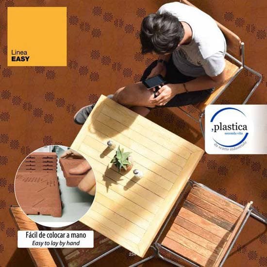 Artplast Flise Easy 39x39x2.5 Cm 20 Enheder Brun