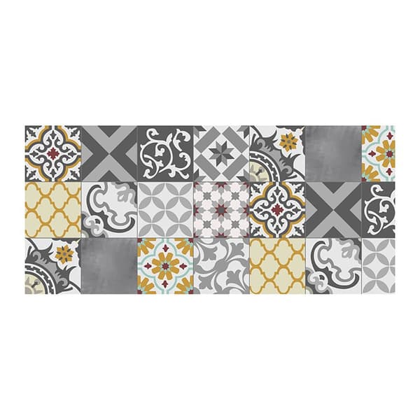 Croma Collection Vinyl Tæppe Croma Patch 110x50 Cm Flerfarvet