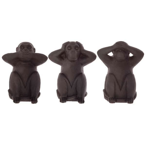 Atmosphera Statue Monkey 3 Enheder Sort