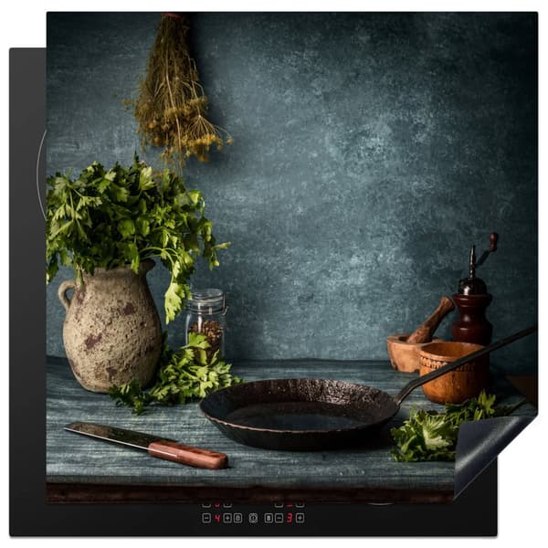 KitchenYeah Induktionsskydd - Skyddsmatta Spishäll - Induktionshäll Täckmatta - Dekoration Kökstillbehör