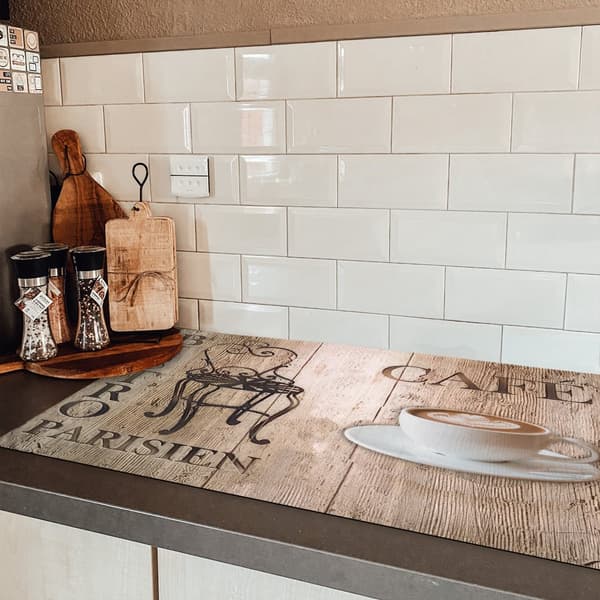 KitchenYeah Induktionsskydd - Skyddsmatta Spishäll - Induktionshäll Täckmatta - Dekoration Kökstillbehör