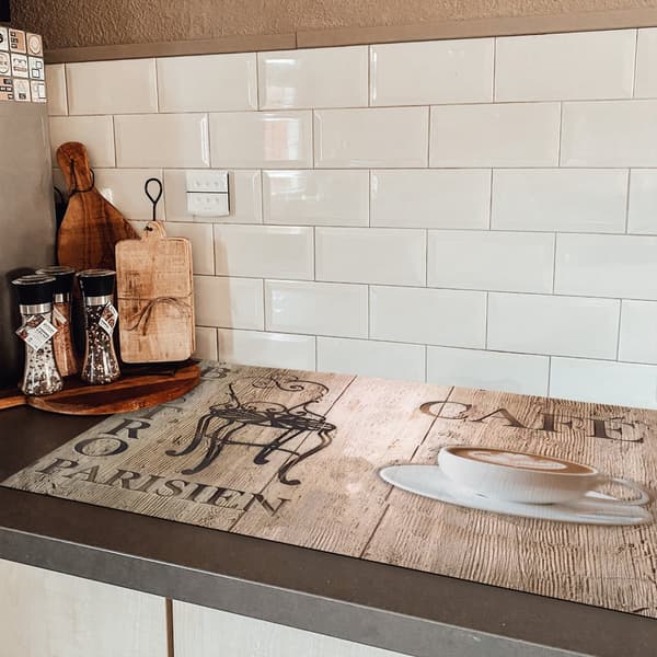 KitchenYeah Induktionsskydd - Skyddsmatta Spishäll - Induktionshäll Täckmatta - Dekoration Kökstillbehör