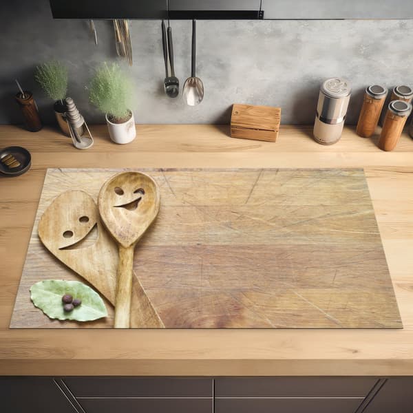 KitchenYeah Induktionsskydd - Skyddsmatta Spishäll - Induktionshäll Täckmatta - Dekoration Kökstillbehör