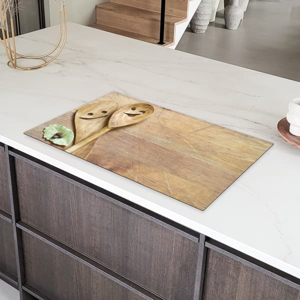 KitchenYeah Induktionsskydd - Skyddsmatta Spishäll - Induktionshäll Täckmatta - Dekoration Kökstillbehör