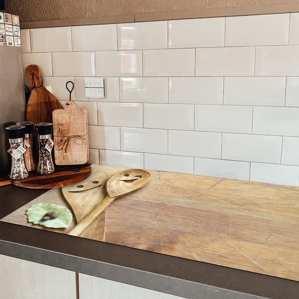 KitchenYeah Induktionsskydd - Skyddsmatta Spishäll - Induktionshäll Täckmatta - Dekoration Kökstillbehör