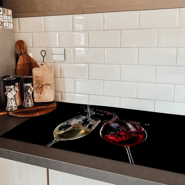 KitchenYeah Induktionsskydd - Skyddsmatta Spishäll - Induktionshäll Täckmatta - Dekoration Kökstillbehör