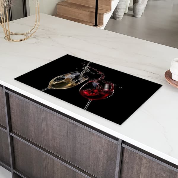 KitchenYeah Induktionsskydd - Skyddsmatta Spishäll - Induktionshäll Täckmatta - Dekoration Kökstillbehör