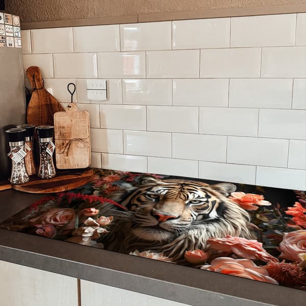 KitchenYeah Induktionsskydd - Skyddsmatta Spishäll - Induktionshäll Täckmatta - Dekoration Kökstillbehör