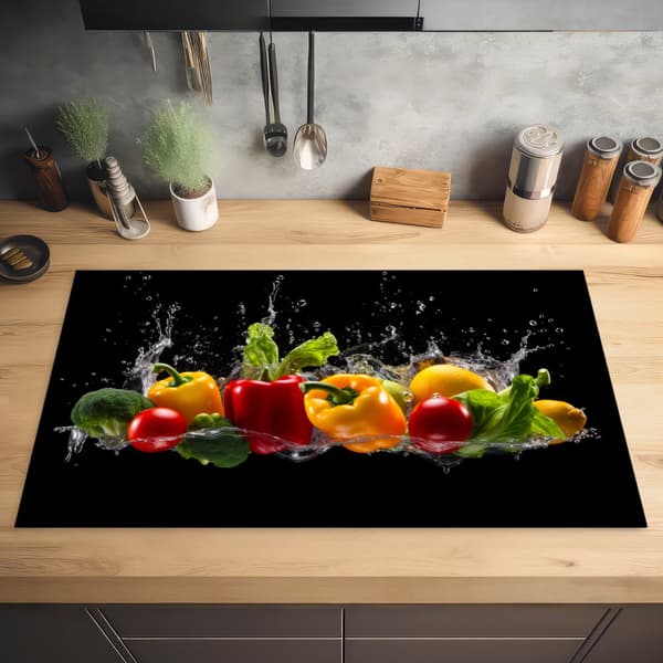KitchenYeah Induktionsskydd - Skyddsmatta Spishäll - Induktionshäll Täckmatta - Dekoration Kökstillbehör