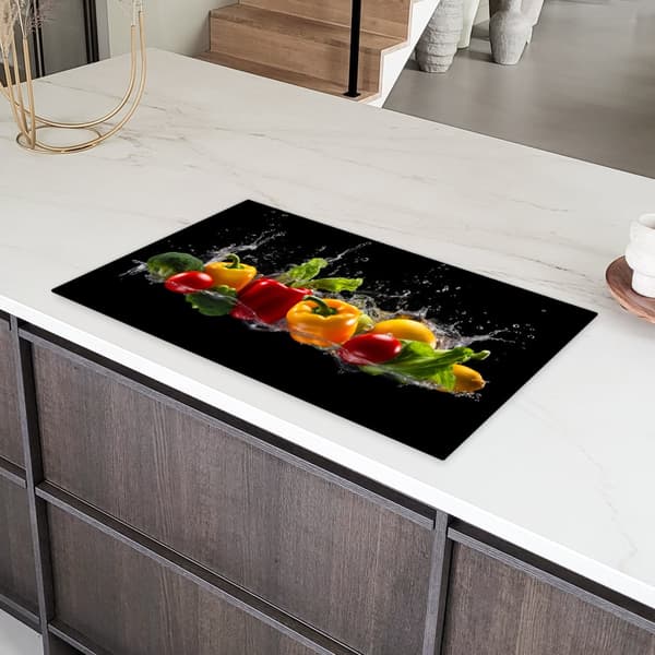 KitchenYeah Induktionsskydd - Skyddsmatta Spishäll - Induktionshäll Täckmatta - Dekoration Kökstillbehör