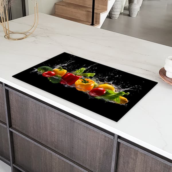 KitchenYeah Induktionsskydd - Skyddsmatta Spishäll - Induktionshäll Täckmatta - Dekoration Kökstillbehör