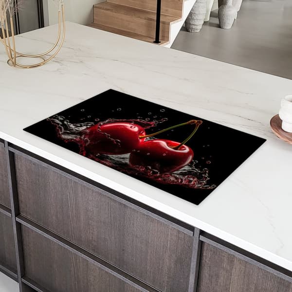 KitchenYeah Induktionsskydd - Skyddsmatta Spishäll - Induktionshäll Täckmatta - Dekoration Kökstillbehör