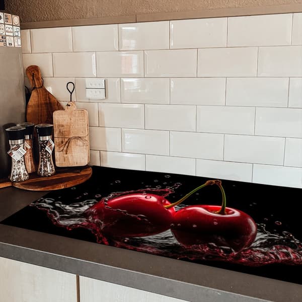 KitchenYeah Induktionsskydd - Skyddsmatta Spishäll - Induktionshäll Täckmatta - Dekoration Kökstillbehör