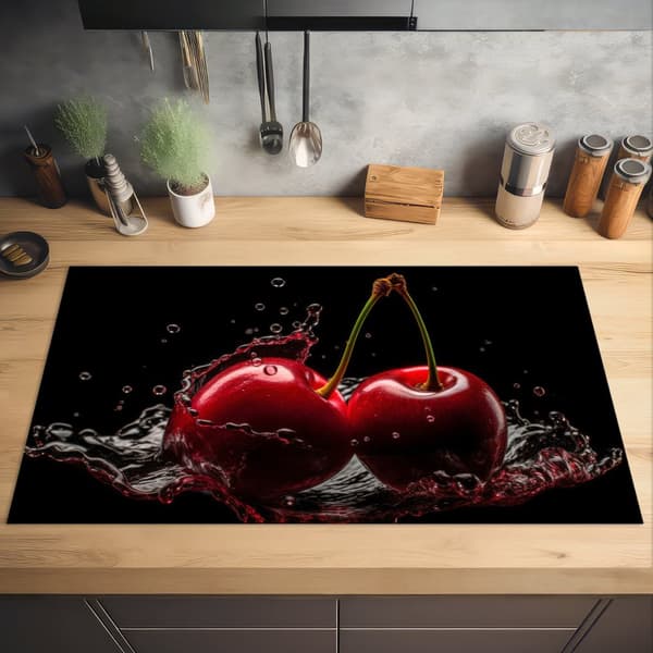 KitchenYeah Induktionsskydd - Skyddsmatta Spishäll - Induktionshäll Täckmatta - Dekoration Kökstillbehör