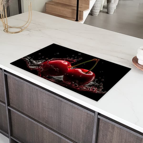 KitchenYeah Induktionsskydd - Skyddsmatta Spishäll - Induktionshäll Täckmatta - Dekoration Kökstillbehör