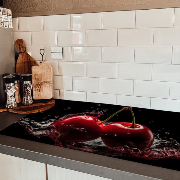 KitchenYeah Induktionsskydd - Skyddsmatta Spishäll - Induktionshäll Täckmatta - Dekoration Kökstillbehör