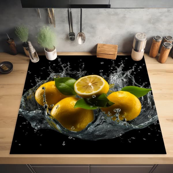 KitchenYeah Induktionsskydd - Skyddsmatta Spishäll - Induktionshäll Täckmatta - Dekoration Kökstillbehör