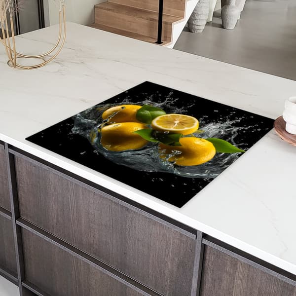KitchenYeah Induktionsskydd - Skyddsmatta Spishäll - Induktionshäll Täckmatta - Dekoration Kökstillbehör