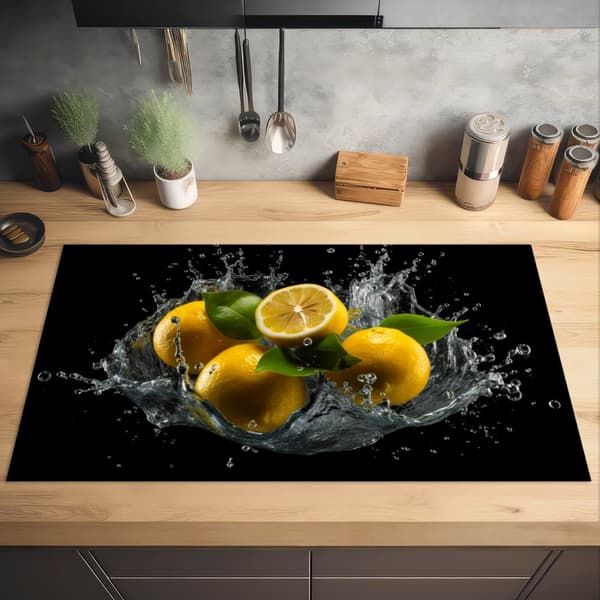 KitchenYeah Induktionsskydd - Skyddsmatta Spishäll - Induktionshäll Täckmatta - Dekoration Kökstillbehör