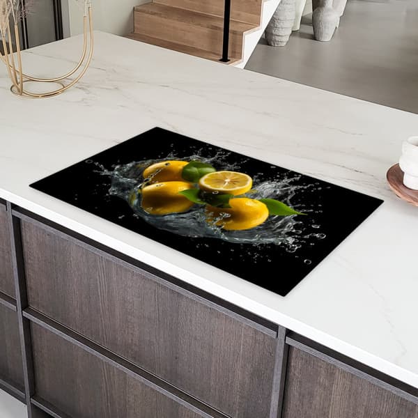 KitchenYeah Induktionsskydd - Skyddsmatta Spishäll - Induktionshäll Täckmatta - Dekoration Kökstillbehör
