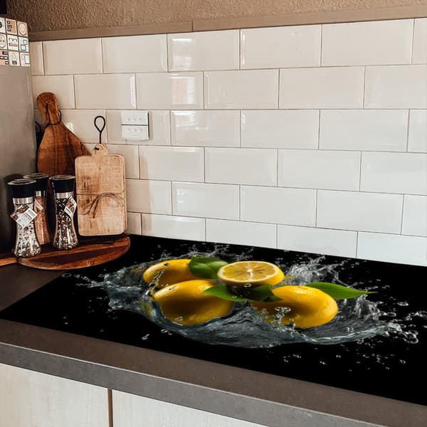 KitchenYeah Induktionsskydd - Skyddsmatta Spishäll - Induktionshäll Täckmatta - Dekoration Kökstillbehör