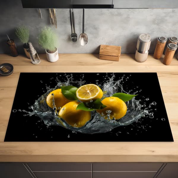 KitchenYeah Induktionsskydd - Skyddsmatta Spishäll - Induktionshäll Täckmatta - Dekoration Kökstillbehör