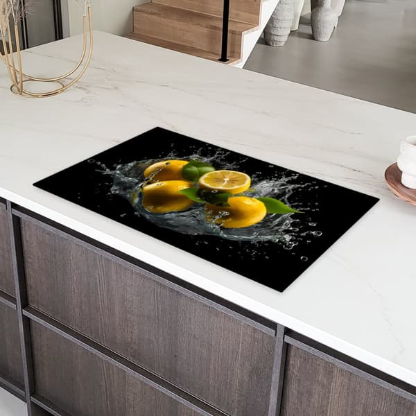 KitchenYeah Induktionsskydd - Skyddsmatta Spishäll - Induktionshäll Täckmatta - Dekoration Kökstillbehör