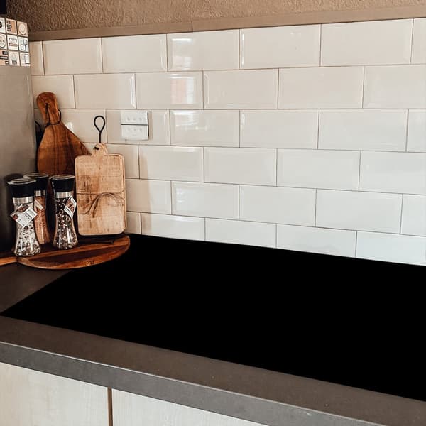 KitchenYeah Induktionsskydd - Skyddsmatta Spishäll - Induktionshäll Täckmatta - Dekoration Kökstillbehör
