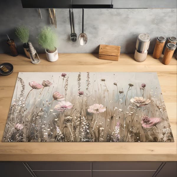 KitchenYeah Induktionsskydd - Skyddsmatta Spishäll - Induktionshäll Täckmatta - Dekoration Kökstillbehör