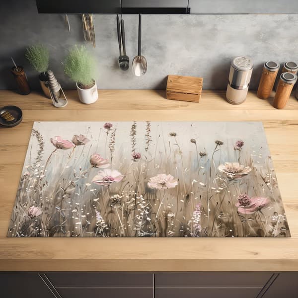 KitchenYeah Induktionsskydd - Skyddsmatta Spishäll - Induktionshäll Täckmatta - Dekoration Kökstillbehör