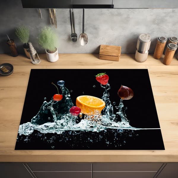 KitchenYeah Induktionsskydd - Skyddsmatta Spishäll - Induktionshäll Täckmatta - Dekoration Kökstillbehör