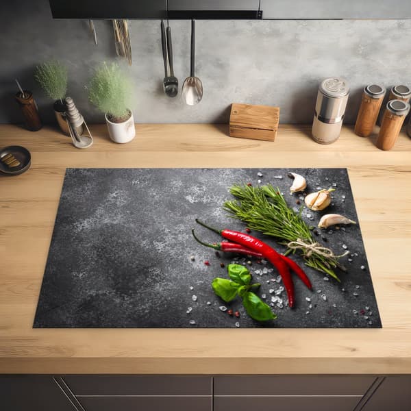KitchenYeah Induktionsskydd - Skyddsmatta Spishäll - Induktionshäll Täckmatta - Dekoration Kökstillbehör