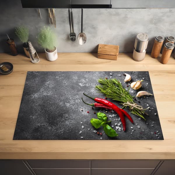 KitchenYeah Induktionsskydd - Skyddsmatta Spishäll - Induktionshäll Täckmatta - Dekoration Kökstillbehör
