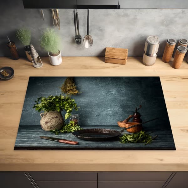 KitchenYeah Induktionsskydd - Skyddsmatta Spishäll - Induktionshäll Täckmatta - Dekoration Kökstillbehör