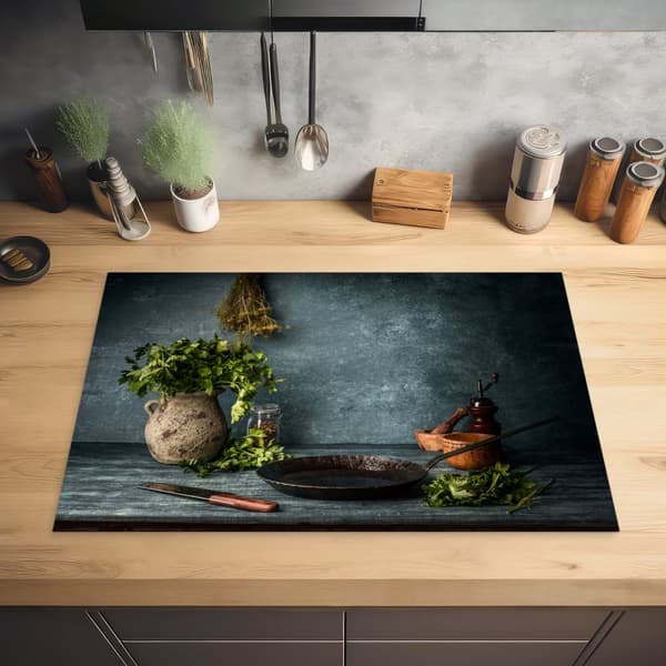 KitchenYeah Induktionsskydd - Skyddsmatta Spishäll - Induktionshäll Täckmatta - Dekoration Kökstillbehör