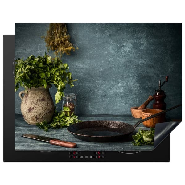 KitchenYeah Induktionsskydd - Skyddsmatta Spishäll - Induktionshäll Täckmatta - Dekoration Kökstillbehör