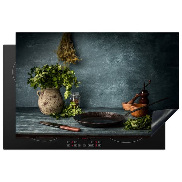 KitchenYeah Induktionsskydd - Skyddsmatta Spishäll - Induktionshäll Täckmatta - Dekoration Kökstillbehör