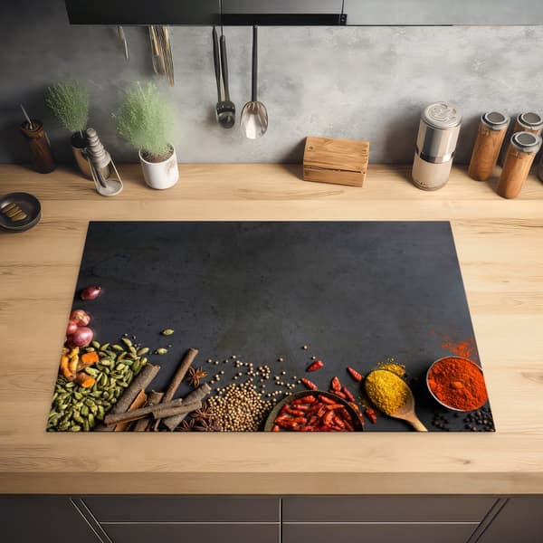 KitchenYeah Induktionsskydd - Skyddsmatta Spishäll - Induktionshäll Täckmatta - Dekoration Kökstillbehör