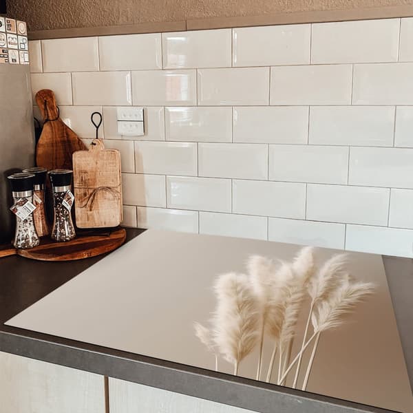 KitchenYeah Induktionsskydd - Skyddsmatta Spishäll - Induktionshäll Täckmatta - Dekoration Kökstillbehör