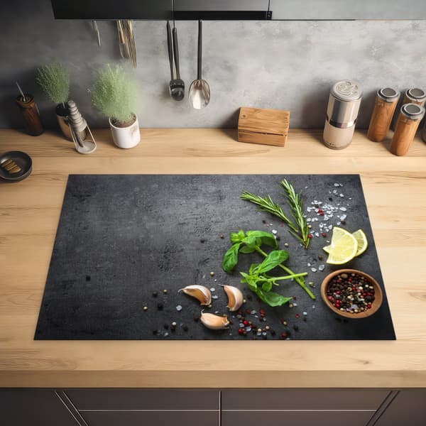 KitchenYeah Induktionsskydd - Skyddsmatta Spishäll - Induktionshäll Täckmatta - Dekoration Kökstillbehör