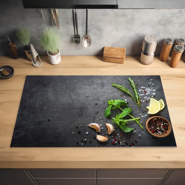KitchenYeah Induktionsskydd - Skyddsmatta Spishäll - Induktionshäll Täckmatta - Dekoration Kökstillbehör