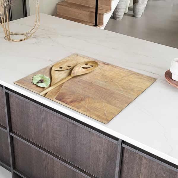 KitchenYeah Induktionsskydd - Skyddsmatta Spishäll - Induktionshäll Täckmatta - Dekoration Kökstillbehör