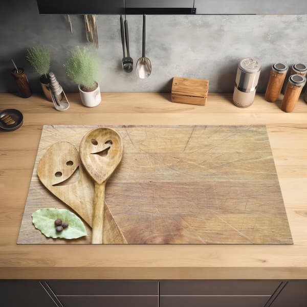 KitchenYeah Induktionsskydd - Skyddsmatta Spishäll - Induktionshäll Täckmatta - Dekoration Kökstillbehör