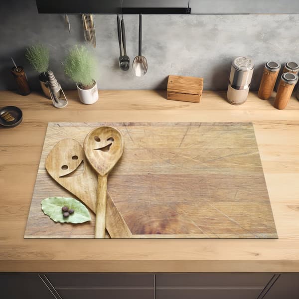 KitchenYeah Induktionsskydd - Skyddsmatta Spishäll - Induktionshäll Täckmatta - Dekoration Kökstillbehör