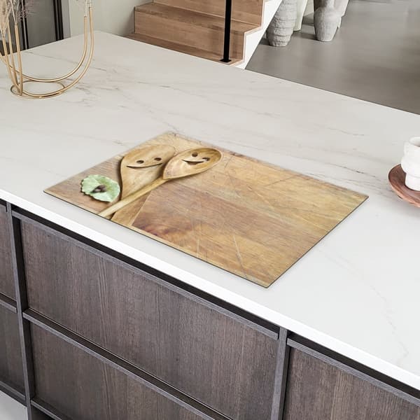 KitchenYeah Induktionsskydd - Skyddsmatta Spishäll - Induktionshäll Täckmatta - Dekoration Kökstillbehör