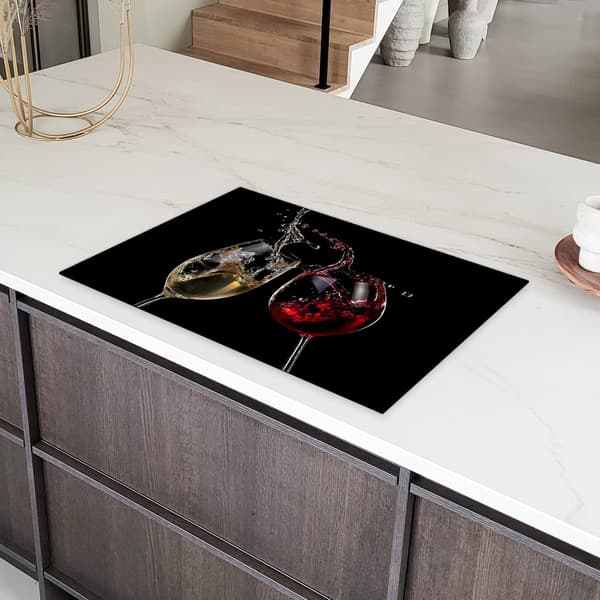 KitchenYeah Induktionsskydd - Skyddsmatta Spishäll - Induktionshäll Täckmatta - Dekoration Kökstillbehör
