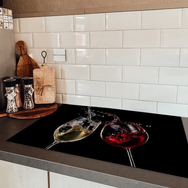 KitchenYeah Induktionsskydd - Skyddsmatta Spishäll - Induktionshäll Täckmatta - Dekoration Kökstillbehör