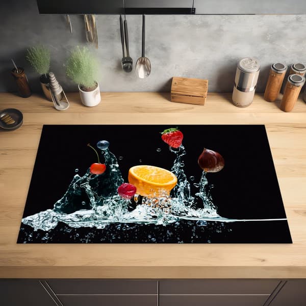 KitchenYeah Induktionsskydd - Skyddsmatta Spishäll - Induktionshäll Täckmatta - Dekoration Kökstillbehör