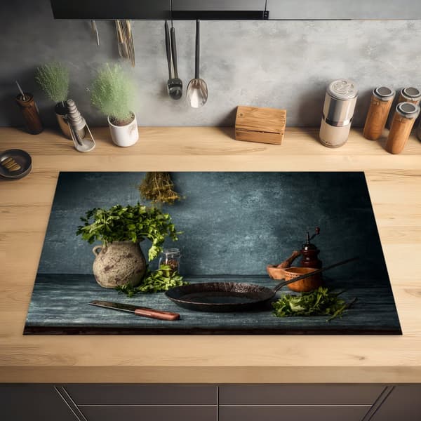 KitchenYeah Induktionsskydd - Skyddsmatta Spishäll - Induktionshäll Täckmatta - Dekoration Kökstillbehör