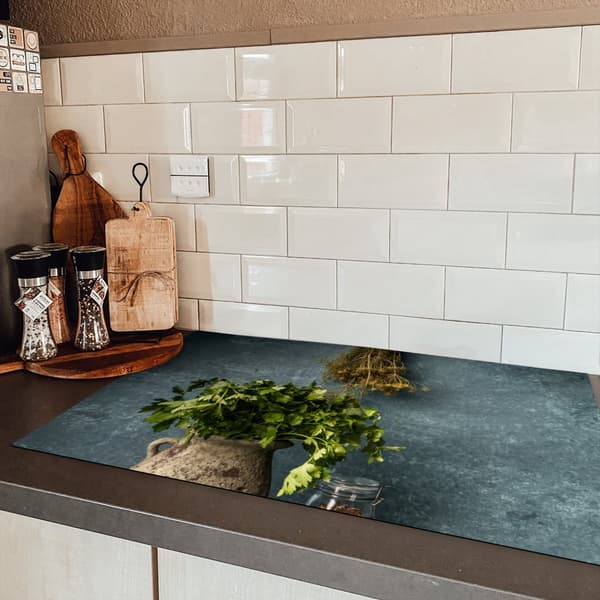 KitchenYeah Induktionsskydd - Skyddsmatta Spishäll - Induktionshäll Täckmatta - Dekoration Kökstillbehör